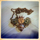 Kaulakoru,steampunk tyyli Mehiläinen