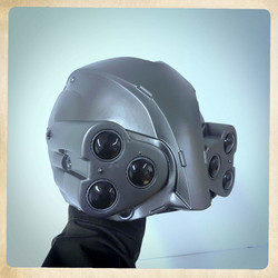 Cyberpunk style Helmet with lights