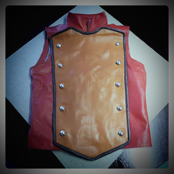 Leather Steampunk/Dieselpunk style vest