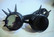 Goggles with spikes, Steampunk and Post Apocalyptic style
