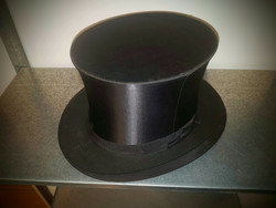 Old Antique foldable top hat