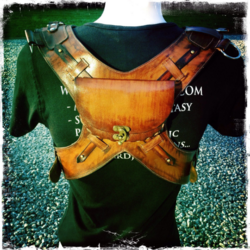 Leather Steampunk/Post Apo style vest
