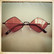Diamond shaped glasses special style