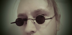 SteamPunk style Metal Frame sunglasses, small lenses