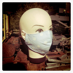 Mask from Fabric, cotton decoration mask, with inside pocket