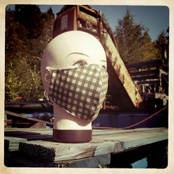 Mask from Fabric, cotton decoration mask, with inside pocket