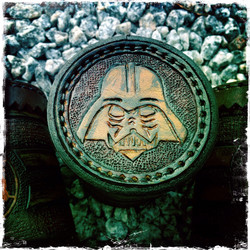 Dice cup, leather, Star Wars
