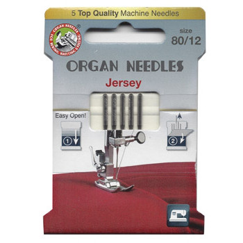 Ompelukoneneula: Organ Jersey 80/12