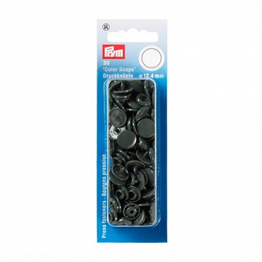 Prym Snaps neppari 12,4mm, tummanharmaa