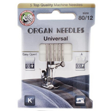 Ompelukoneneula: Organ Universal 80/12