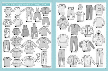 Ottobre design: Kids fashion 50-170cm, kevät 1/2019