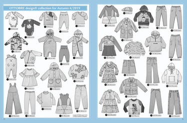 Ottobre design: Kids fashion 50-170cm, syksy 4/2019