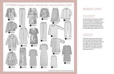 Ottobre design: Woman 34-52, syksy/talvi 5/2019
