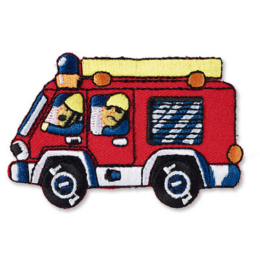 Prym: Silitettävä paloauto -kangasmerkki