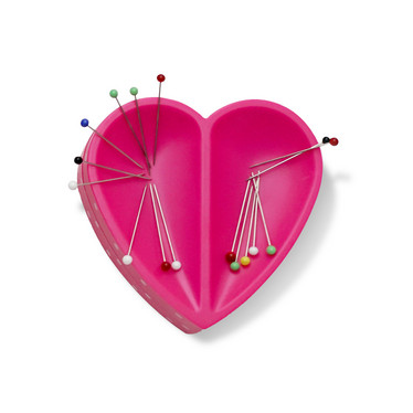 Prym Love: Sydän magneettineulatyyny, pinkki