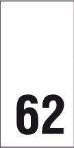 Kokomerkki - 62 - 10kpl