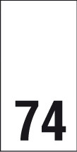 Kokomerkki - 74 - 10kpl