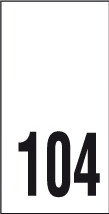 Kokomerkki - 104 - 10kpl