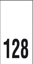 Kokomerkki - 128 - 10kpl