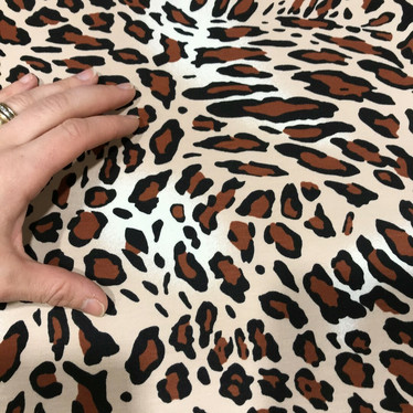 Digitrikoo: Leopard, ruskea - musta - beige