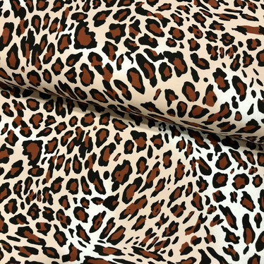 Digitrikoo: Leopard, ruskea - musta - beige