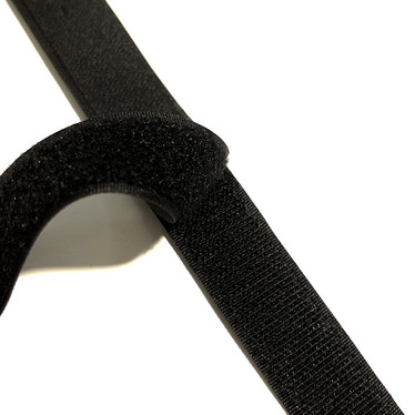 Velcro ommeltava tarranauha 25mm / 1m, musta ja valkoinen