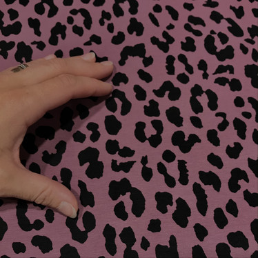 Trikoo: Leopard, mauve
