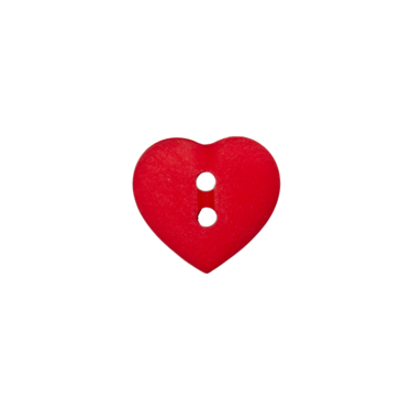 Prym: Nappi sydän 12mm, punainen