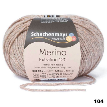 Schachenmayr: Merino Extrafine 120 neulelanka 50g