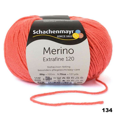 Schachenmayr: Merino Extrafine 120 neulelanka 50g