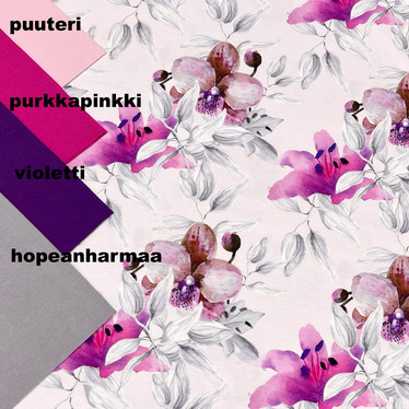 Luomupuuvillatrikoo: Lily, hempeä vaaleanpunainen