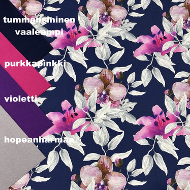Luomupuuvillatrikoo: Lily, tummansininen