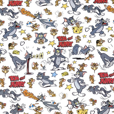 Puuvilla: Tom & Jerry, valkoinen