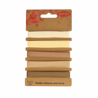Opry: Ripsinauha 5 x 1m, beige - ruskea lajitelma 10mm