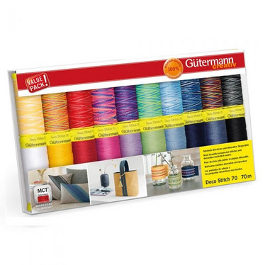 Gütermann Deco stitch no. 70 koristeompelulankasetti 20X70M