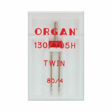 Ompelukoneneula: Organ twin universal 80/4