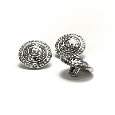 Islantilaisneulenappi 15mm, hopea