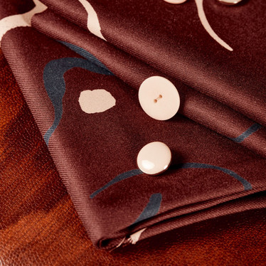 Atelier Brunette: Misty Rust Fabric, viskoosi twill