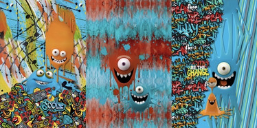 Digitrikooraportti: Örkit, 75x150cm