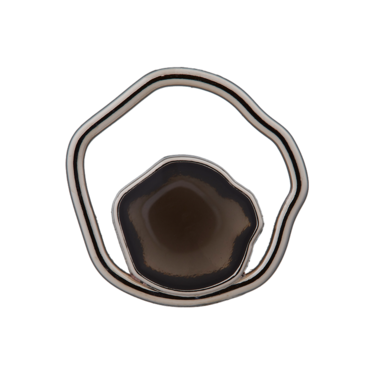Prym: Metalli/muovinappi 20mm, hopea - harmaa