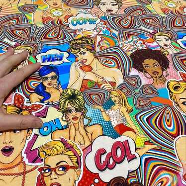 Digitrikoo: Ladies, monivärinen