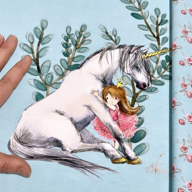 Digitrikooraportti: Unicorn, 75x150cm
