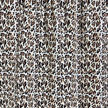 Digitrikoo: Leopard, beige - musta - ruskea