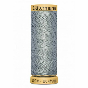 Gütermann: 100% puuvillalanka 100m: Harmaa 6206