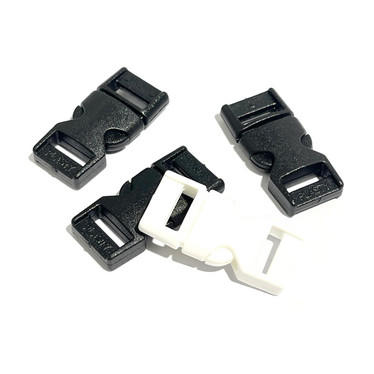 Pistolukko 10mm, muovi, musta ja valkoinen