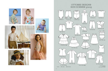 Ottobre design: Kids fashion 62-170cm, kesä 3/2023