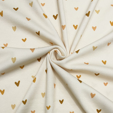 Ribbitrikoo: Sydämet, vaalea beige