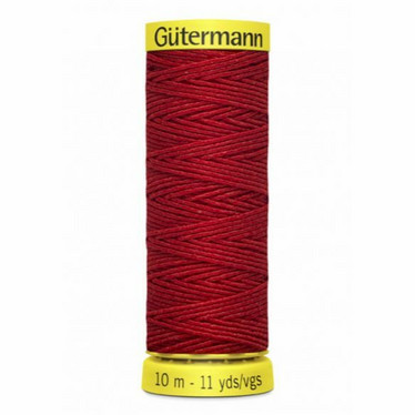 Gütermann Elastic - kuminauhalanka, punainen 2063