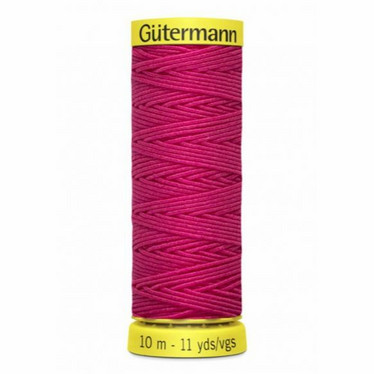 Gütermann Elastic - kuminauhalanka, pinkki 3055