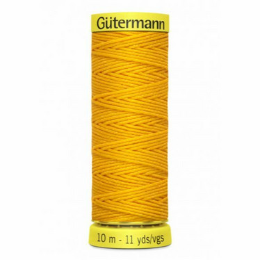 Gütermann Elastic - kuminauhalanka, keltainen 4009